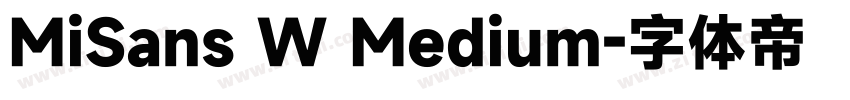 MiSans W Medium字体转换